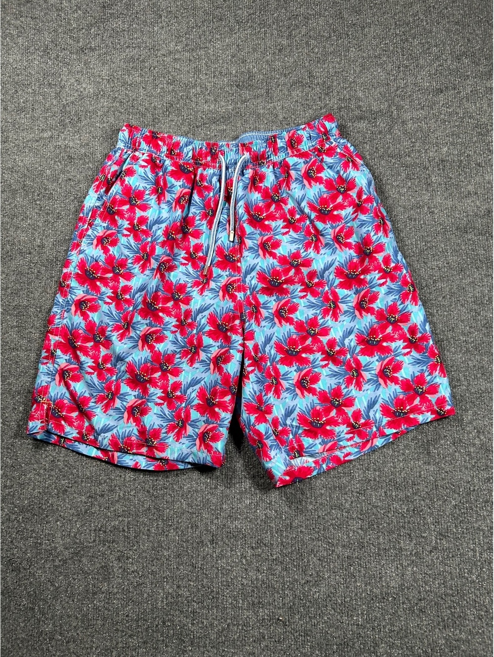 Peter Millar Seaside Collection Men's Floral Swim Shorts Medium